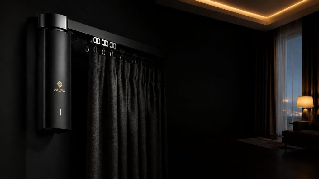 VAJRA smart curtain motor on track